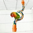 thumbnail image 3 of SPRING PARK 40/55/80cm Bird Spiral Cotton Rope Perches Parrots Chewing Bungee African Grey Cage Toys Swing Birdcage Accessories Parakeet Climbing Chew Toy, 3 of 7