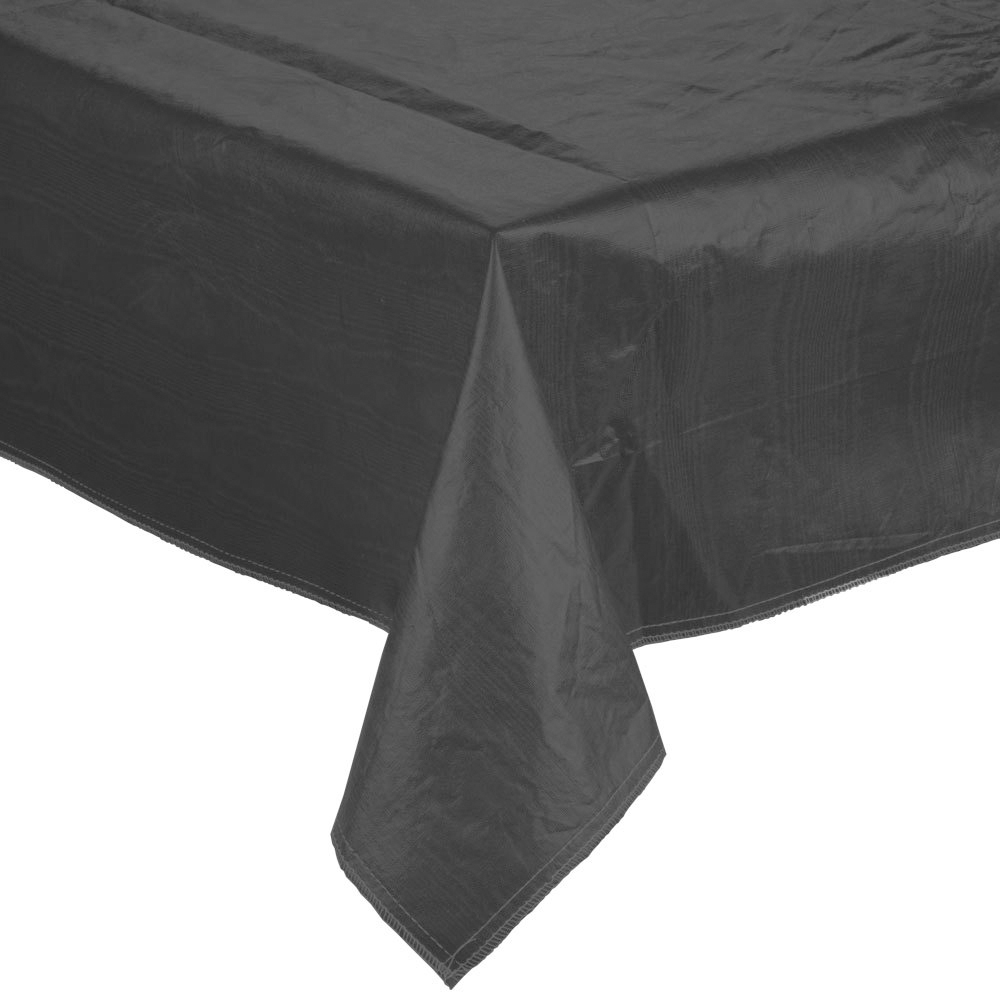 Vinyl Flannel Back Oblong Tablecloth 52" x 70" Assorted Color