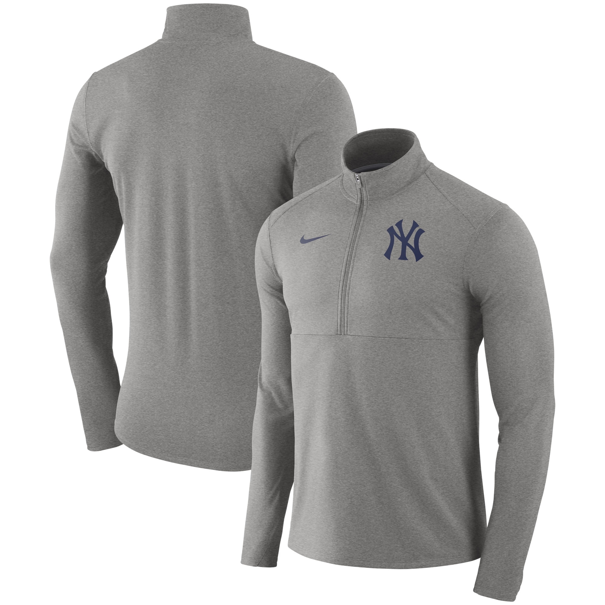 yankees half zip pullover