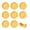Yellow Round, variant on Queroig 8Pcs Lightweight Plastic Plates Unbreakable Reusable Dinner Plates Dishwasher Safe Colorful Plates for Kitchen Everyday Camping Plates