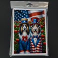 thumbnail image 3 of All American Bearded Collie Greeting Cards Pack of 8 7 in x 5 in, 3 of 3