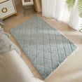 thumbnail image 3 of Better Homes & Gardens Diamond Faux Fur Room Rug, Gray, 30"x46", 3 of 5