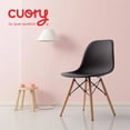 thumbnail image 3 of Silla Eames Moderna Estilo Minimalista Sala Comedor Cocina Negro, 3 of 7
