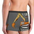 thumbnail image 5 of Fotbe I Like Big Digger Men’s Total Support Pouch Boxer Briefs, X-Temp Cooling, Moisture-Wicking Underwear, Regular, Long-leg and Trunk-Medium, 5 of 9