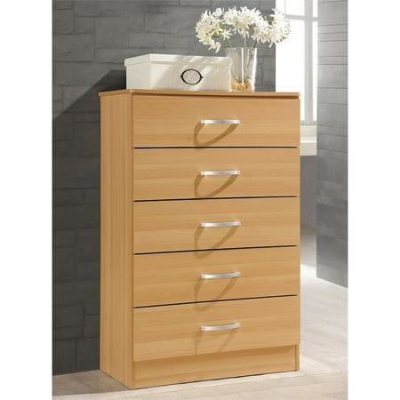 Pemberly Row 5 Drawer Chest In Beech Walmart Canada
