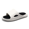 thumbnail image 1 of Zapatillas Massaje de acupresión de baño para hombres para al aire libre (42-43) blanco, 1 of 9