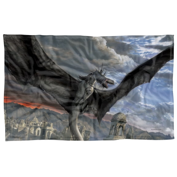 The Lord of The Rings Blanket, 36'x58' Fellbeast Painting Fleece Blanket