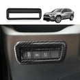 thumbnail image 3 of For Headlight Switch Button Frame Cover Trim For 2019 2020 2021 2022, Abs Carbon Fiber, 3 of 5
