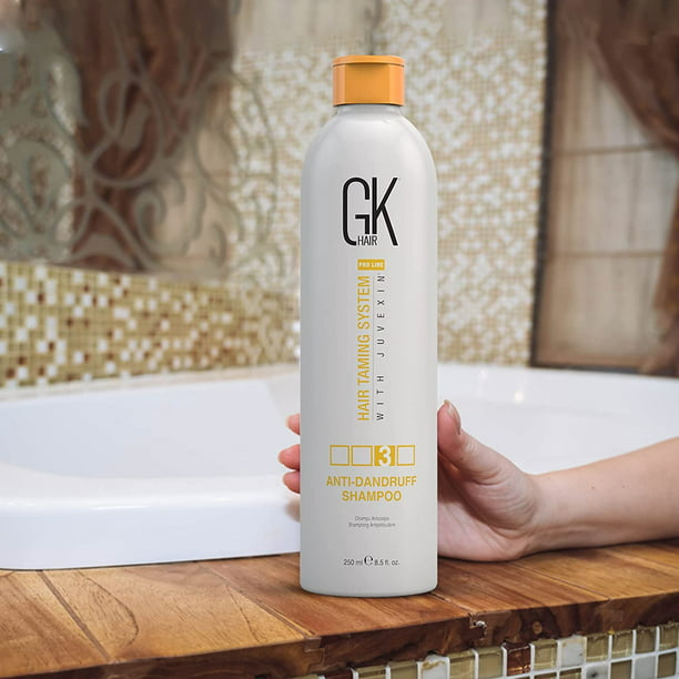 Global Keratin GK Hair Anti Dandruff Shampoo - Hair Deep Cleansing and Impurities Remover Residue Sulfate Free Shampoo for Dry Damaged Hair Men and Women (250ml 8.5 oz) - Walmart.com