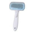 thumbnail image 3 of Auto Brosse pour Animaux de Compagnie, ABS Rapide Épilation Brosse Slicker pour Animaux de Compagnie Multifonctionnelle Poignée Confortable pour la Maison Fil d'Acier Bleu, 3 of 8