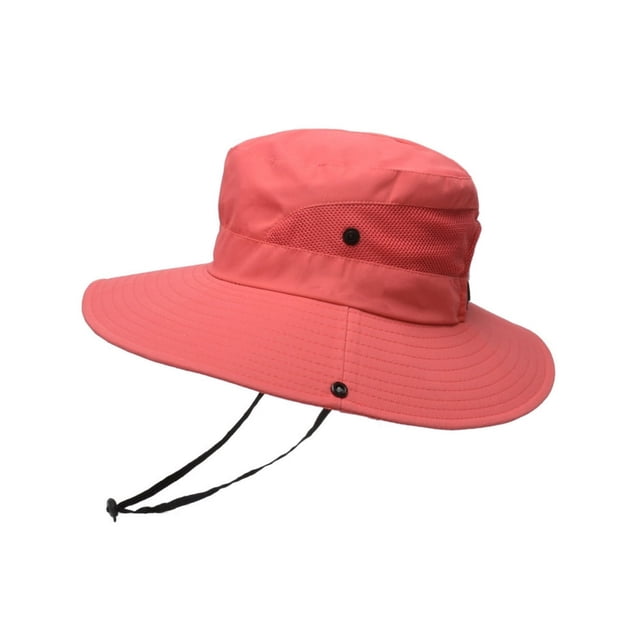 Enfant Extérieur Chapeau de Soleil Cheval Queue Trou Chapeau Pêcheur Protection Solaire Chapeau d'Été