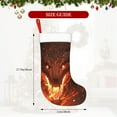 thumbnail image 3 of Cauagu Magma Fire Black Dragon for Christmas Stockings,1-Pack Large Xmas Stocking Holiday and Farmhouse Stocking Fit for Christmas Holiday Party Decoration(17.7*11 Inch), 3 of 7