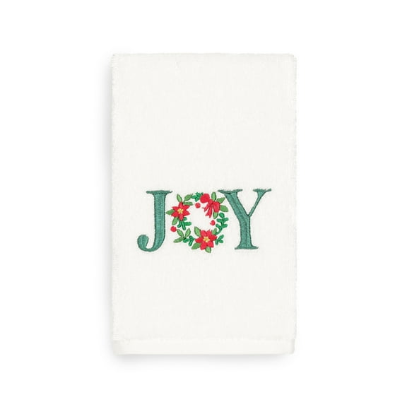 Authentic Hotel and Spa  Turkish Cotton Joy White Hand Towel