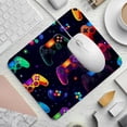 thumbnail image 2 of Game Controller Square Desk Mat Mousepad, 8.3x9.8 Inch Non-Slip Rubber Bottom, Printed Gaming Mousepad for Office and Gaming, 2 of 6