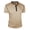 H-924 Khaki, variant on Khaki Color Block T Shirt for Mens Summer Fall Short Sleeve Crewneck Brunch Crochet Knit Basic Patchwork Tops T shirt Mens Button 2026 Clothing Fashion M