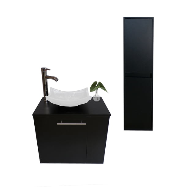 Combo De Gabinete Para Baño Lavamanos Y Monomando Derecho + Gabinete Organizador Garnier