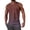 Wine, variant on Mens Workout Tank Tops Casual Gradient Striped Sleeveless Muscle Shirts Cotton Gym Stretch Tee Shirt White