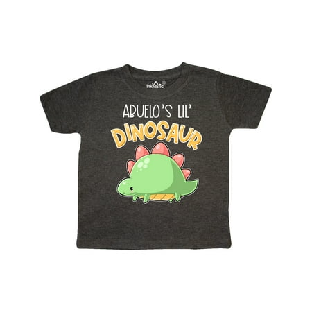 

Inktastic Abuelo s Lil Dinosaur with Cute Stegosaurus Gift Toddler Boy or Toddler Girl T-Shirt