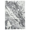 thumbnail image 2 of SAFAVIEH Horizon Konstantinos Abstract Shag Area Rug, Grey/Ivory, 9' x 12', 2 of 9