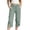 4Green26, variant on Girls Casual Solid Color Elastic Waist Capri Pants With Pockets For Play And Everyday Comfort Calf Length Leisure Kids Trousers