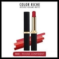 thumbnail image 1 of L'Oréal Paris Color Riche Colors of Worth Intenses Volume Matte Lipstick - 300 Rouge Confident, 1 of 1