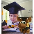 thumbnail image 6 of DolliBu Sparkle Eyes Moose Graduation Plush Toy - Super Soft Graduation Stuffed Animal Dress Up Gown and Cap with Tassel Outfit - Cute Congratulatory Graduation Gift - 6 Inches, 6 of 6