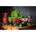 thumbnail image 3 of Skorokhod, Tatyana 24x17 Black Modern Framed Museum Art Print Titled - Still Life With Vegetables, 3 of 5