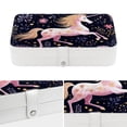 thumbnail image 4 of Unicorn Portable PU Leather Jewelry Organizer Display Case with Removable Compartment, Earring Holder, and Jewelry Stand, 4 of 6
