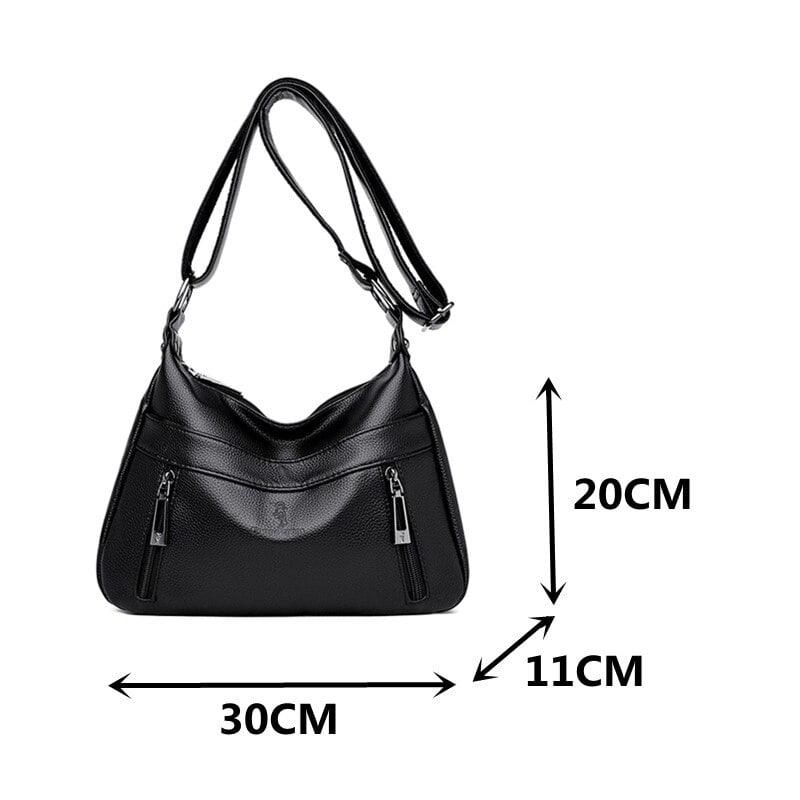 Cocopeaunts Chain Black Shoulder Bags for Women Quilted Leather Crossbody Bag All Match Designer Messenger Bag Small Flap Ladys Handbags Sac, Adult