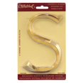 thumbnail image 2 of Whitehall 11171 Classic 6 Inch Letter - S - Brass, 2 of 3