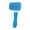 Blue, variant on Dog & Cat Brush, Self Cleaning Slicker Brush for Pets, Upgraded Dog Brush for Shedding Massaging and Grooming, Removes Loose Undercoat & Portable Comb for Long Short Haired Dogs(4.3"*7.5",Blue)