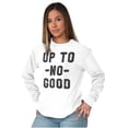 thumbnail image 3 of Up To No Good Wizard Map Funny Nerdy Long Sleeve TShirt Men Women Brisco Brands L, 3 of 6