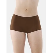 No Boundaries Fit Stretch Boyshort Panties, 3-Pack, Women's XS-L