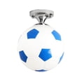thumbnail image 1 of Inteprter Vidrio ahorro de energía y respetuoso del medio ambiente de la experiencia de la barra del fútbol de las luces de techo del balón de Iluminación y accesorios Azul, 1 of 6