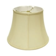 Maykoosh Coastal Cool Slant Modified Bell Softback Lampshade with Washer Fitter, Antique White