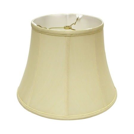 Maykoosh Coastal Cool Slant Modified Bell Softback Lampshade with Washer Fitter, Antique White