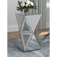 thumbnail image 3 of Geometric Side Table Silver, 3 of 3