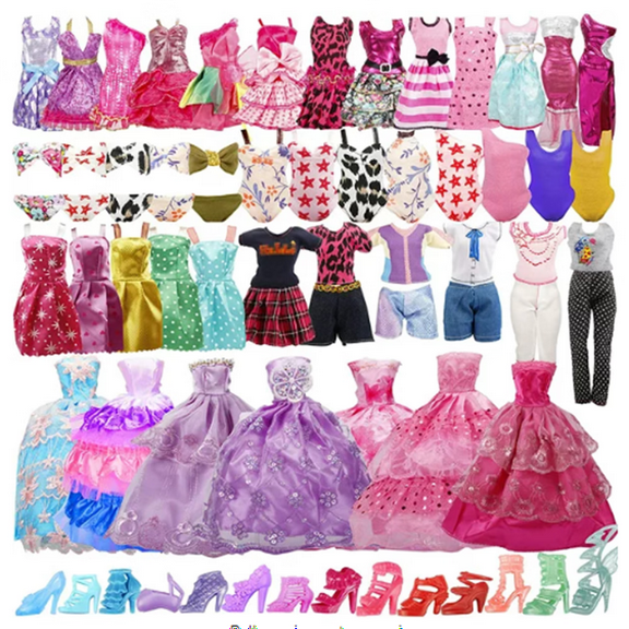 35 Pack Handmade Doll Clothes for Doll and Other 11.5 inch Dolls
