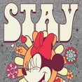 thumbnail image 3 of Disney - Mickey & Friends - Minnie Mouse - Stay Groovy - Toddler And Youth Girls Raglan Graphic T-Shirt, 3 of 4