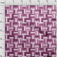 thumbnail image 3 of oneOone Viscose Jersey Purple Fabric Geometric Bold Lines Craft Projects Decor Fabric Printed By The Yard 60 Inch Wide, 3 of 4