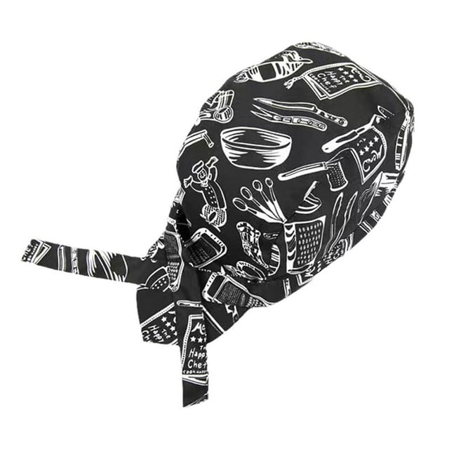 Chef Pirate Hat Waiter Hats - Bandana Style, Restaurant & Sushi Use, Assorted Colors