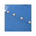 thumbnail image 6 of Sunny Fashion Girls Dress Royal Blue Front Button Swing Lace Flying Sleeve Vintage 5 Years, 6 of 7