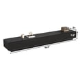 thumbnail image 5 of Blotout 94.5'' Minimalist Floating TV Stand, Modern Wall-Mounted Media Console with 4 Drawers for Wall-mounted TV Up to 110'', Black, 5 of 9