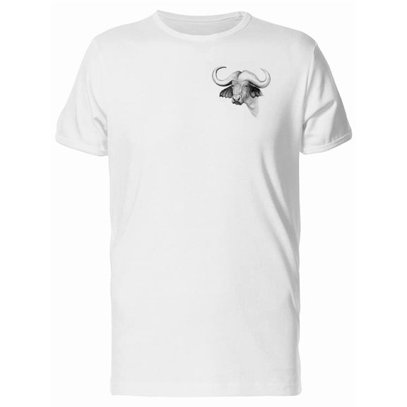 Upperside Buffalo Head T-Shirt Men -Image by Shutterstock, Male XX-Large
