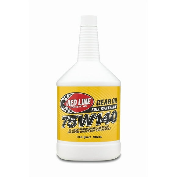Red Line Oil Huile pour Engrenages 57914 Simple; Bouteille de 1 Quart; 75W-140; Synthétique; Huile pour Engrenages GL-5