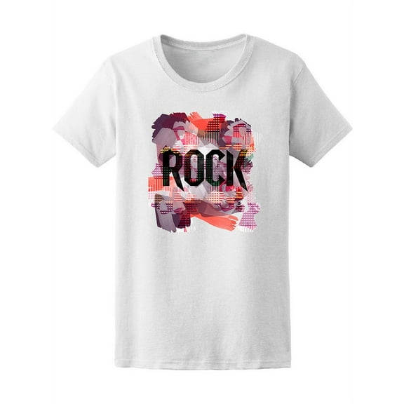 Watercolor Rock Paint Splashes Tee Women's -Image by Shutterstock