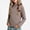 Coffee, variant on WAVSUF Girls Ruffle Mock Neck Tee, Ruffle Hem Long Sleeve Skinny Fit Winter Base Comfort Undershirt Pink 7-8