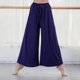 thumbnail image 4 of TFixol Pantalones de pierna ancha para mujer, pantalones de baile acampanados sueltos con cordón para mujer, 4 of 8