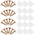 thumbnail image 4 of MOVTOTOP 50pcs Plastic Furniture Repair Wedges with Iron Screws Kit for Bottom Sagging Fixes, 4 of 8