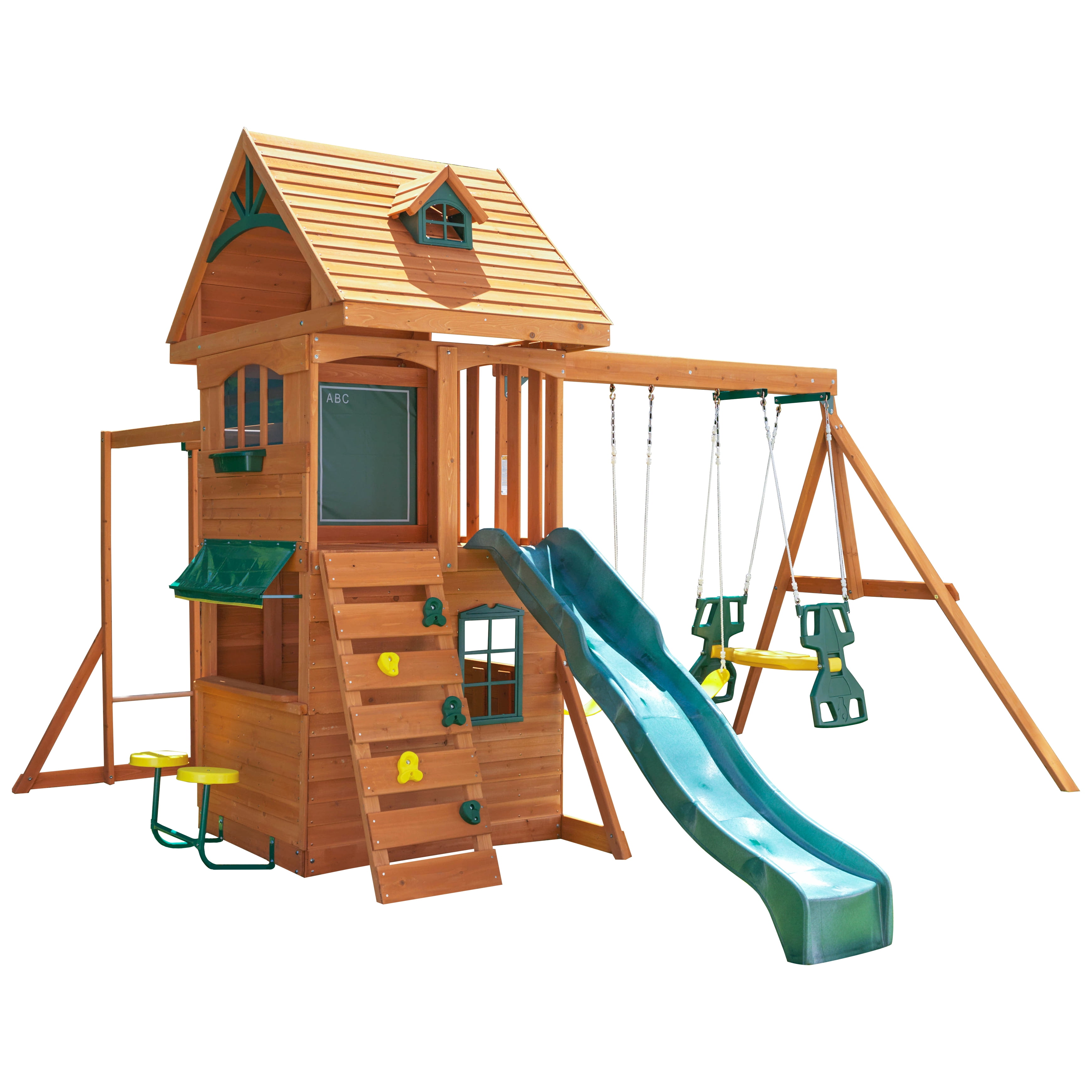 Kidkraft Lewiston Retreat Cedar Wood Swing Set KidKraft